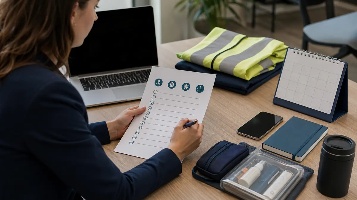 Staffing recruiter conducting a structured first-week worker check-in after placement