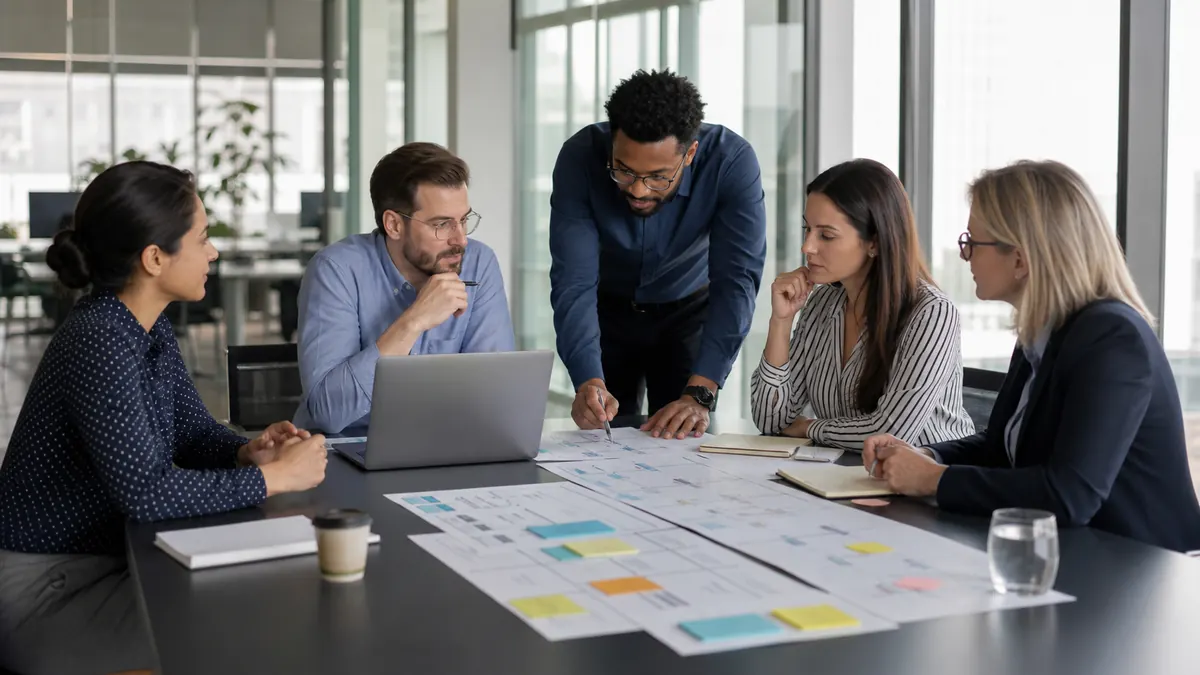 Staffing managers comparing recruitment CRM workflow options with recruiter queues and intake steps